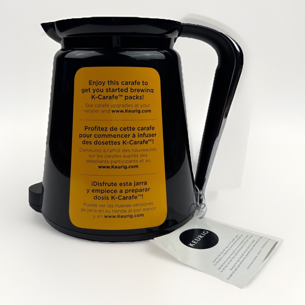 NEW Keurig 2.0 Replacement Black/Chrome Coffee Pot K-Carafe Lid 32oz. 1Qt.‎
